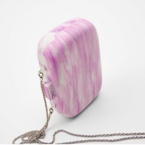 ZARA Printed Crossbody Box Bag